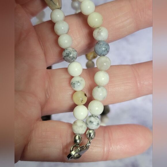 Dendritic Agate Necklace - Picture 8 of 14